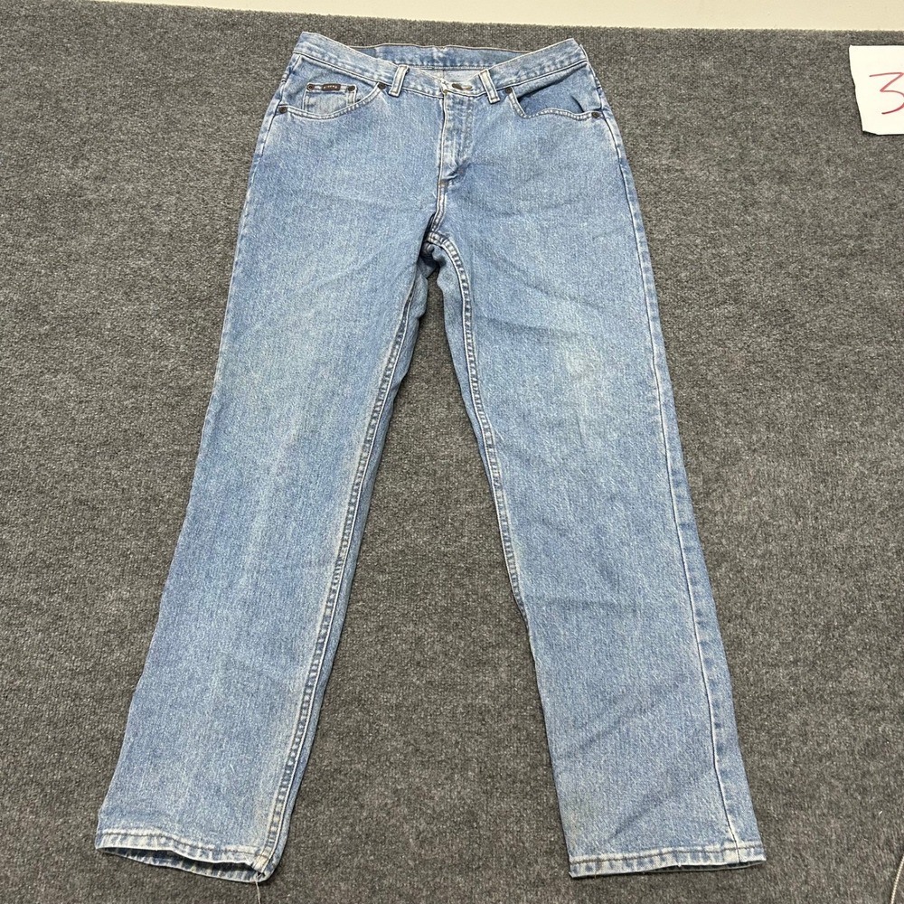 Riders Jeans Womens Size 12 Blue Denim Straight Leg Classic Fit USA Made 86431